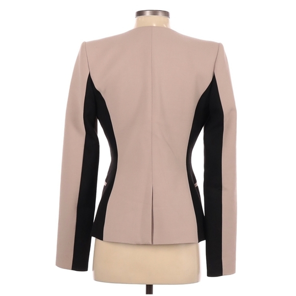 Bcbgmaxazria blazer size XS black tan - Picture 3 of 6